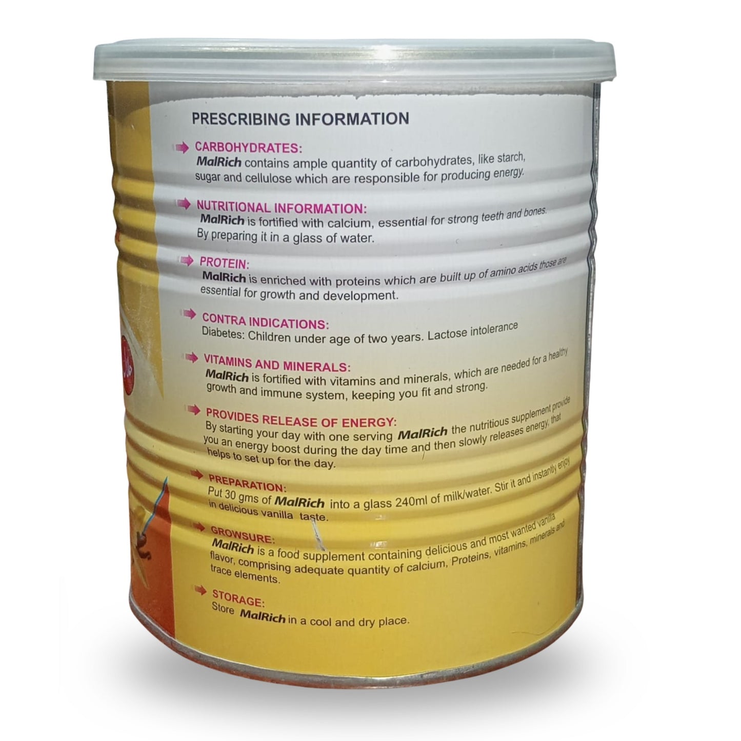 Malrich Milk Powder